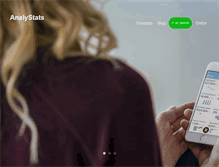 Tablet Screenshot of analystats.com